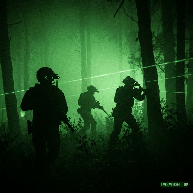 Night vision counter-terrorism operations